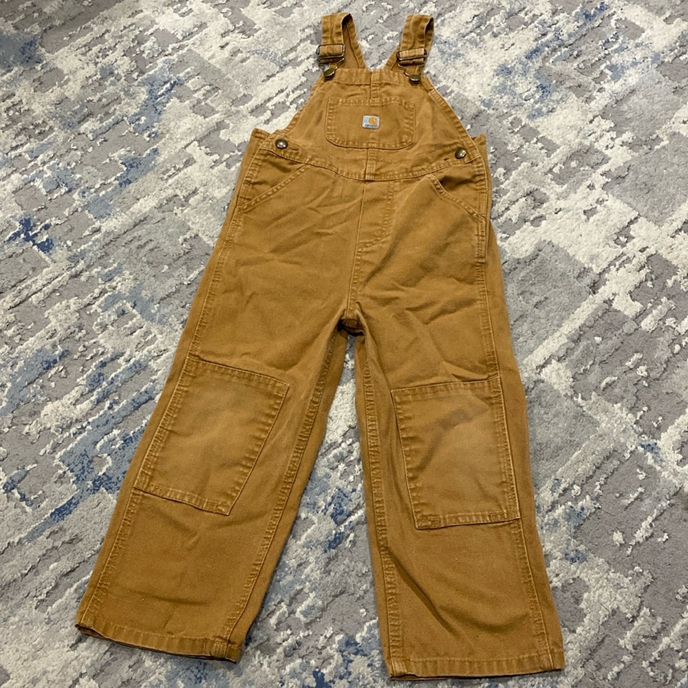 Carhartt overalls duck brown color 4t